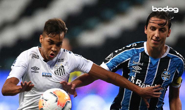 A maior goleada entre Grêmio x Santos