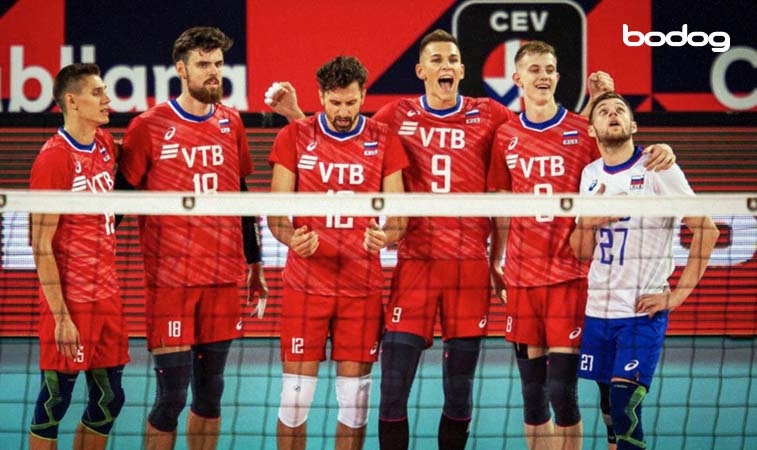 Atualidade dos jogadores da equipe da Rússia de vôlei