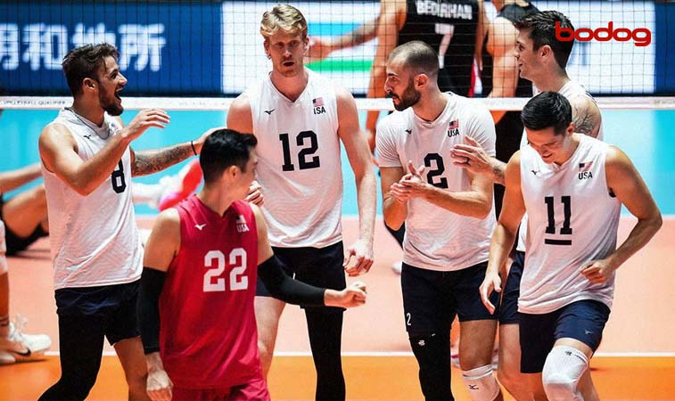 A seleção dos Estados Unidos de voleibol masculino e seu desempenho