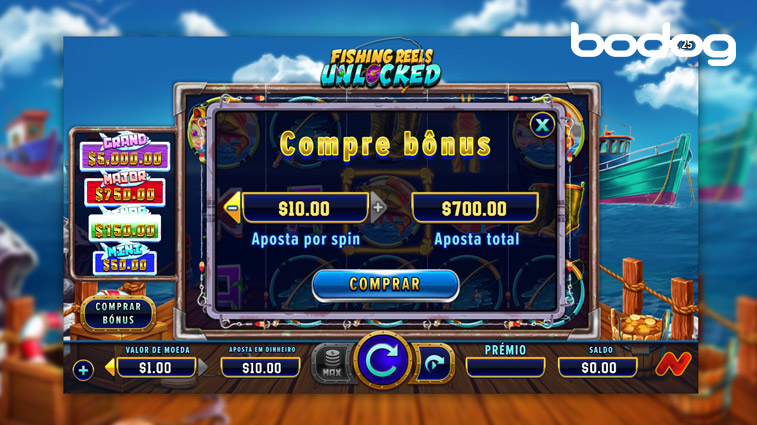 Compre bonus no slot Fishing Reels Unlocked