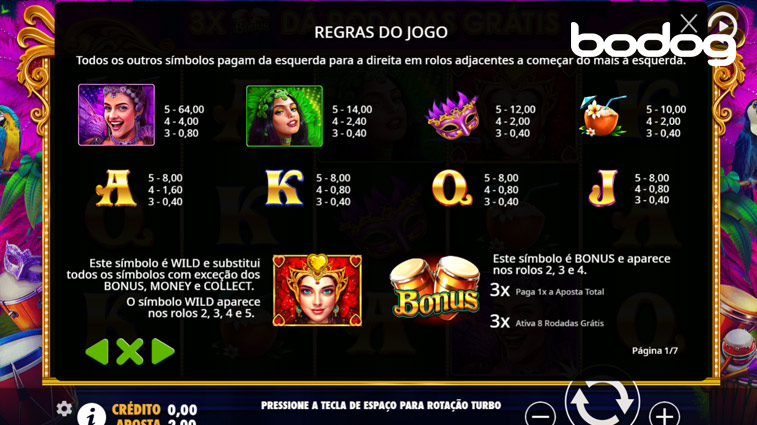 regras jogo Heart of Rio