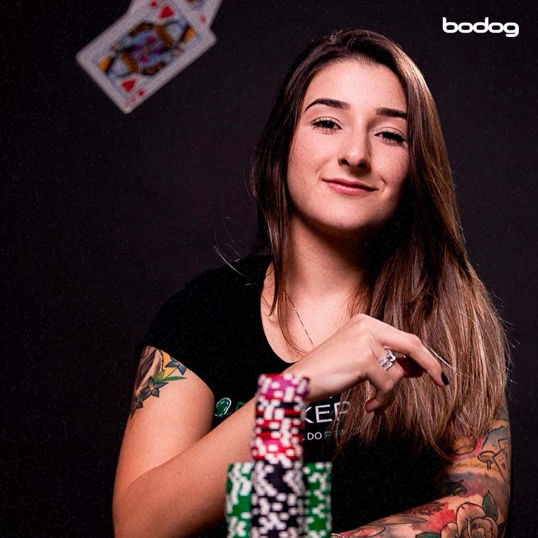 Faça como Thalya Vivian e explore o universo do poker com a Bodog