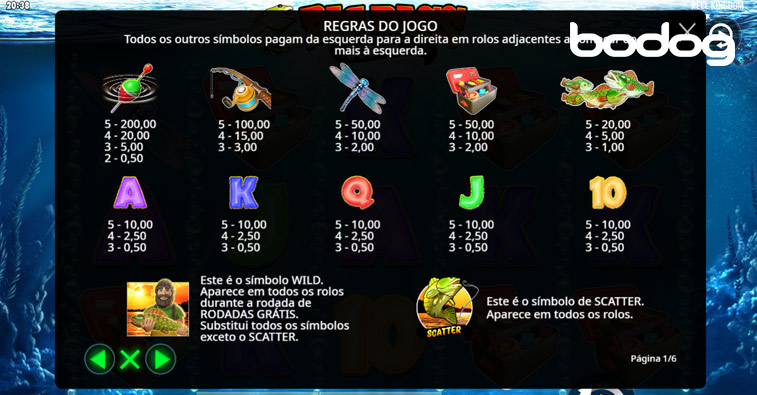 Big Bass Bonanza regras jogo