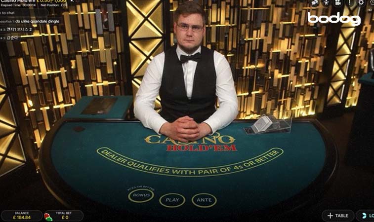 Mesa online de casino en vivo