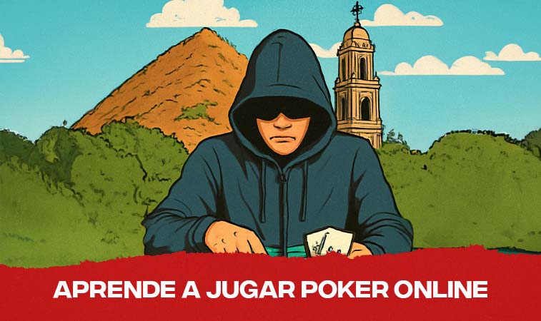 Ilustración de jugador de poker en hermosillo