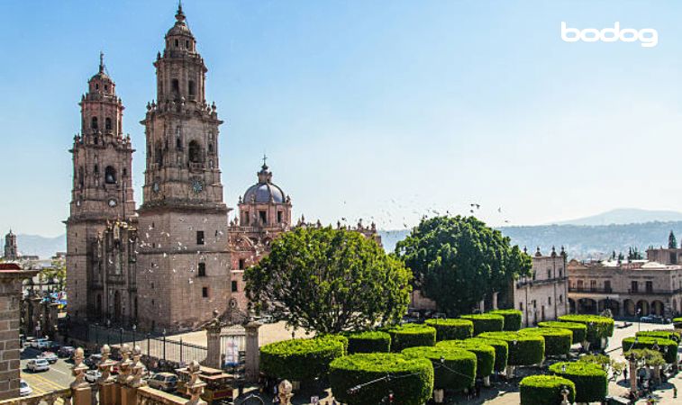 Catedral de Morelia en Michoacán