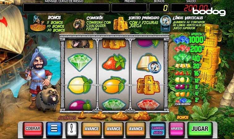 Juego Las Riquezas de El Dorado en el momento previo a la apuesta.