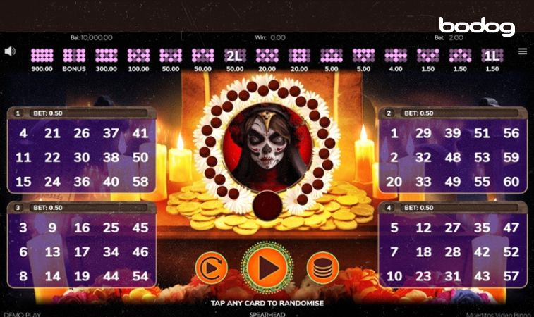 Video bingo con temática mexicana