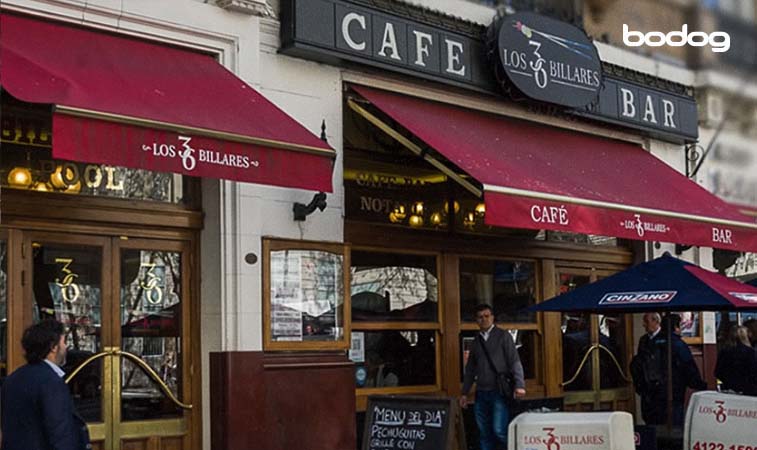 Fachada cafe 36 billares
