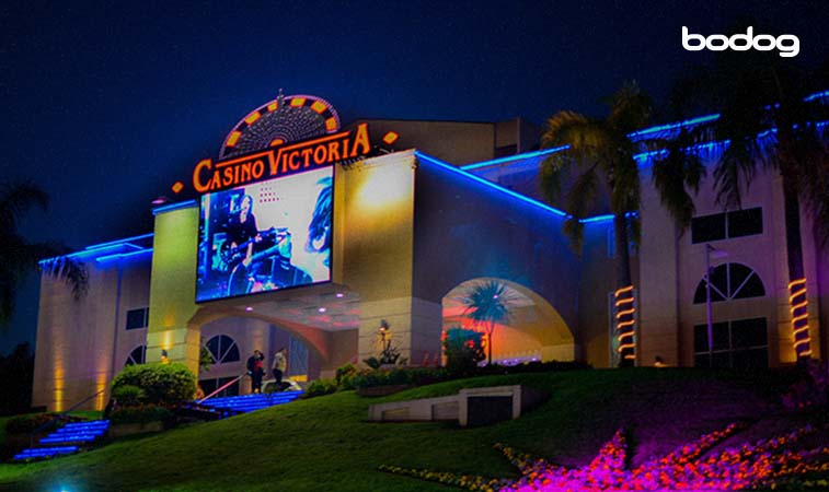 Entrada del casino victoria