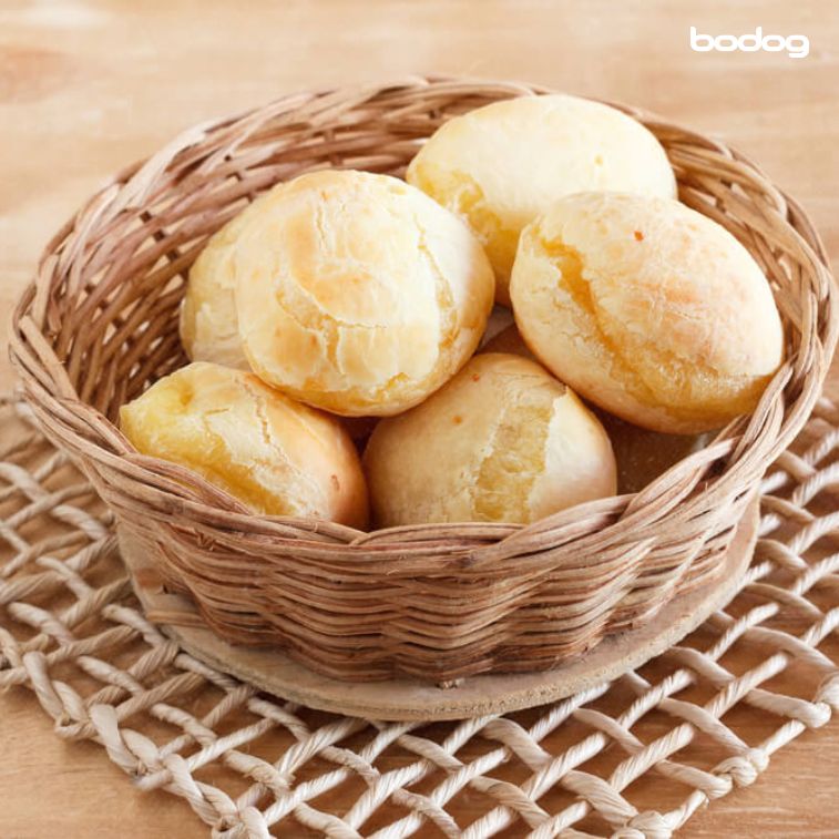 Pão de queijo típico de Minas Gerais