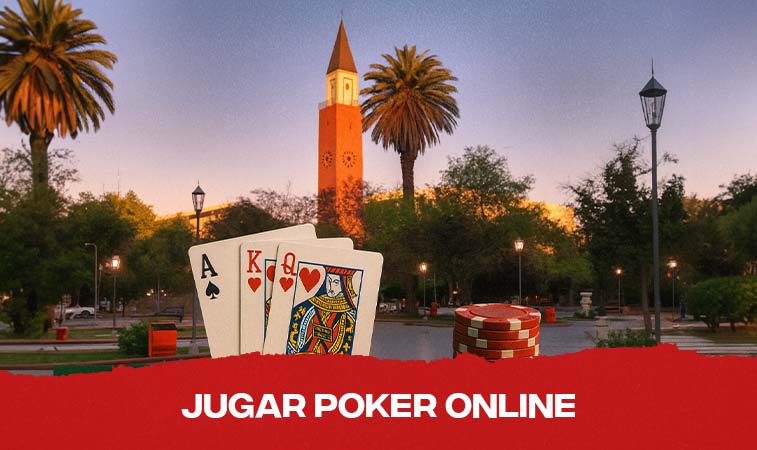 Ciudad de san juan con cartas y fichas de poker
