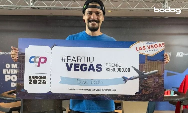 Jogador Ruan Rocha, campeão do CCP